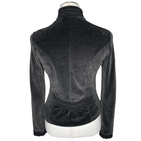 Moschino Velvet Embellished Jacket - Picture 2 of 12